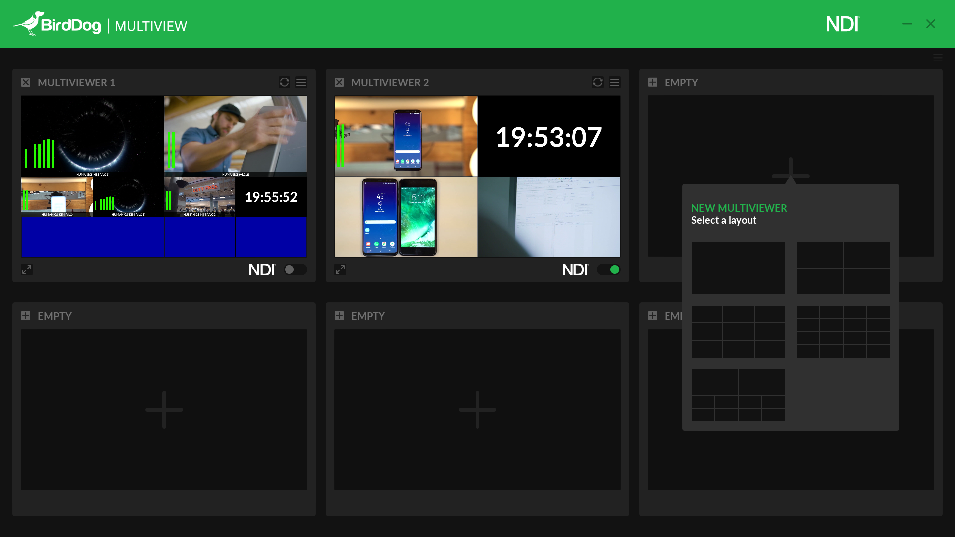 BirdDog Multiview